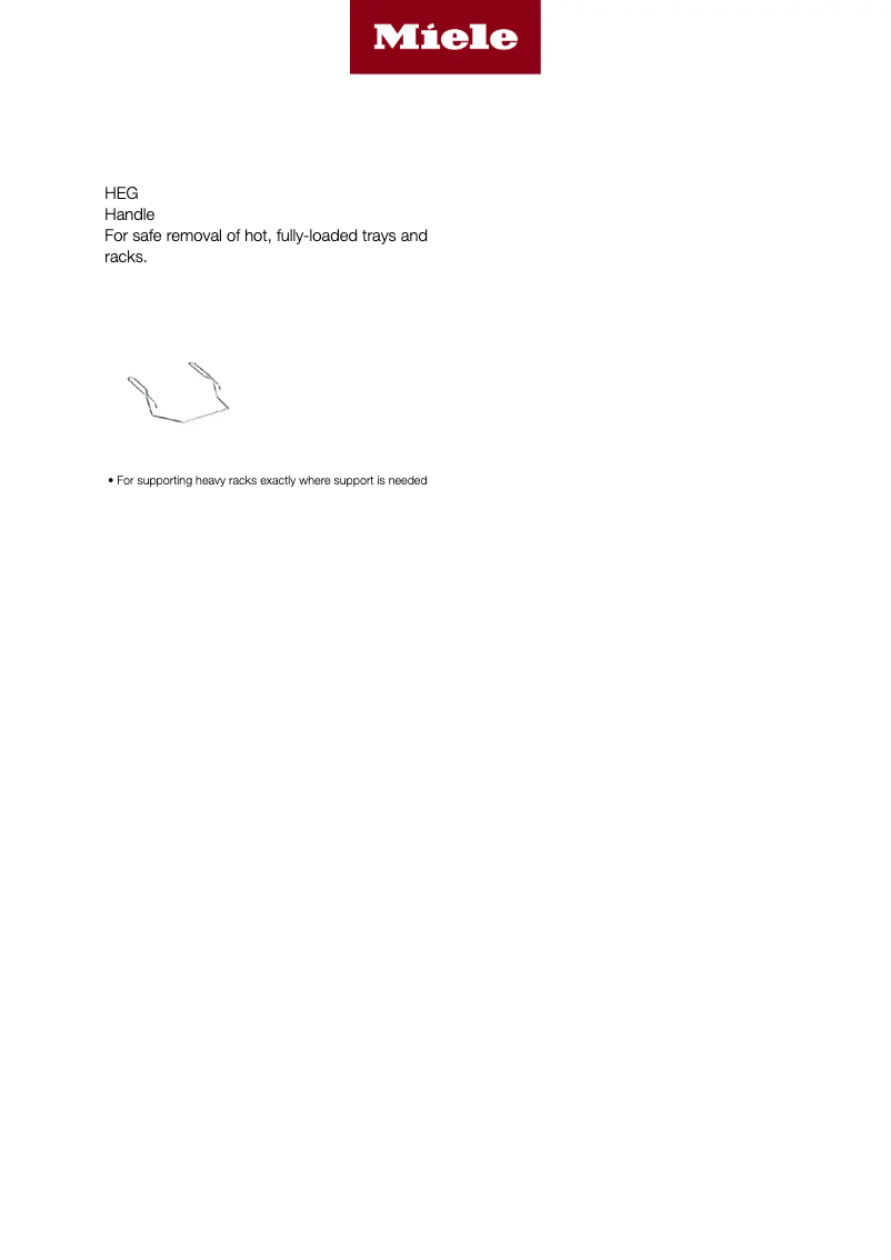 Página 1 del manual Manual de usuario Miele HEG