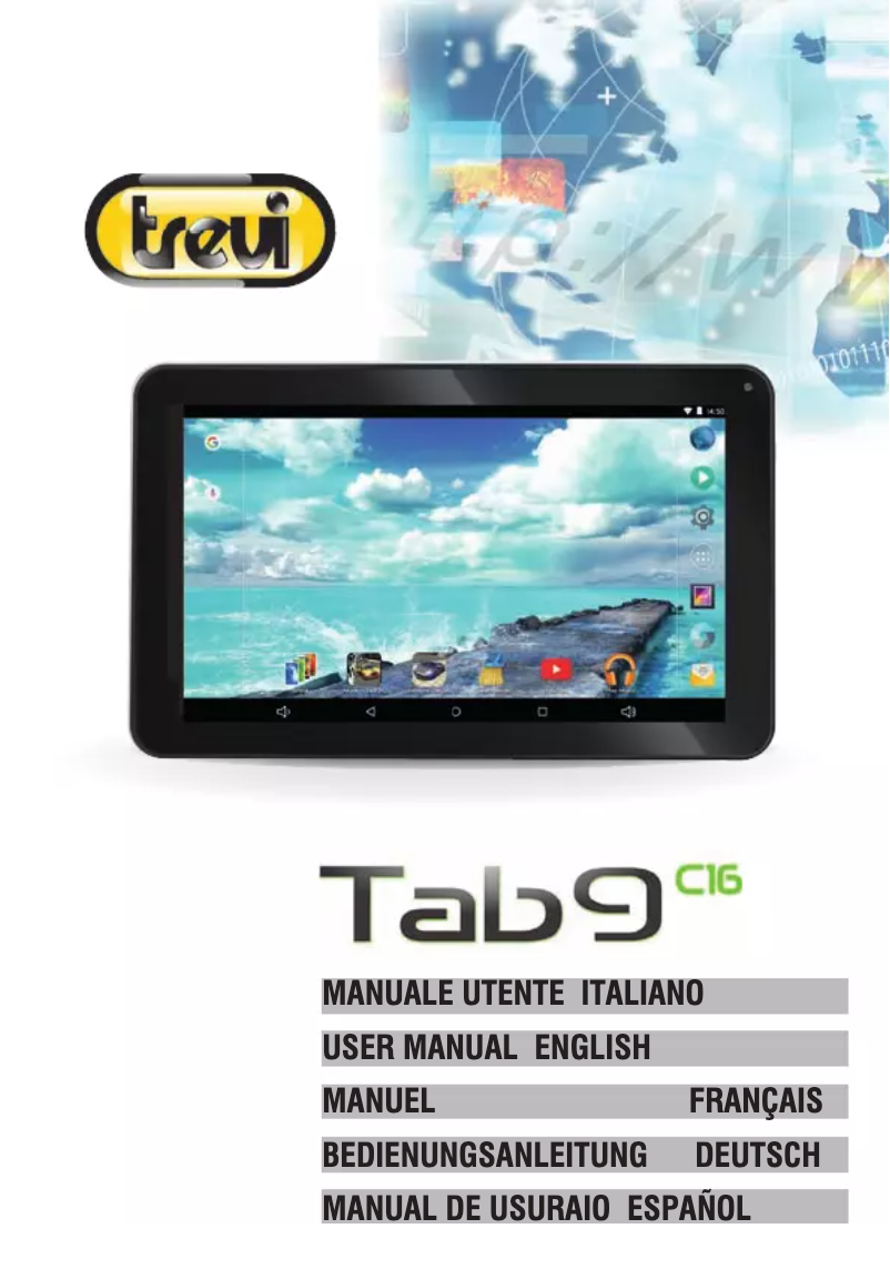 Page 1 de la notice Manuel utilisateur Trevi TAB 9 C16