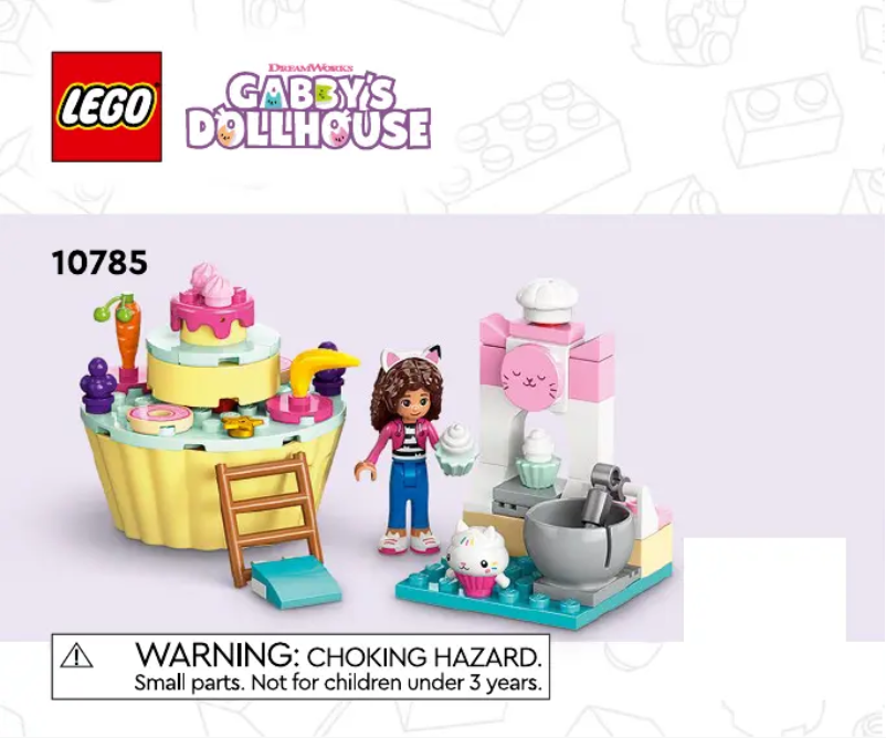 Page 1 de la notice Manuel utilisateur Lego Gabby's Dollhouse 10785