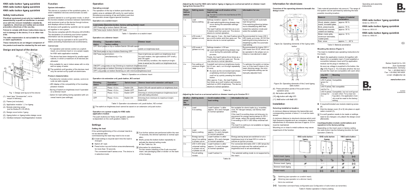 Page 1 de la notice Manuel utilisateur Hager 85648139