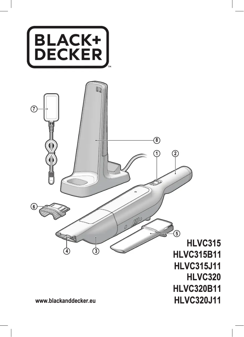 Page n°1 - Manuel utilisateur Black & Decker HLVC320