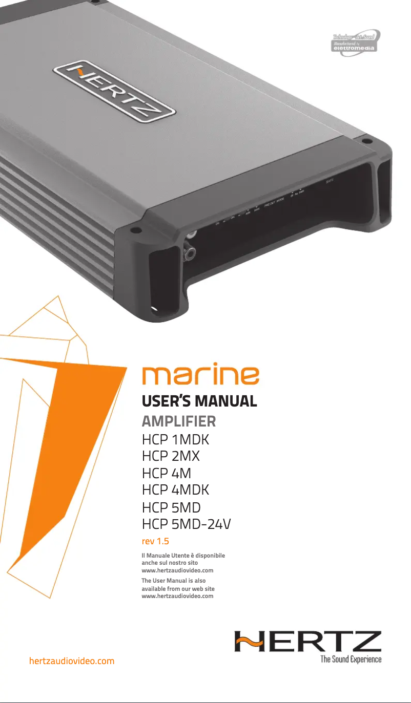 Page 1 de la notice Manuel utilisateur Hertz HCP 5MD