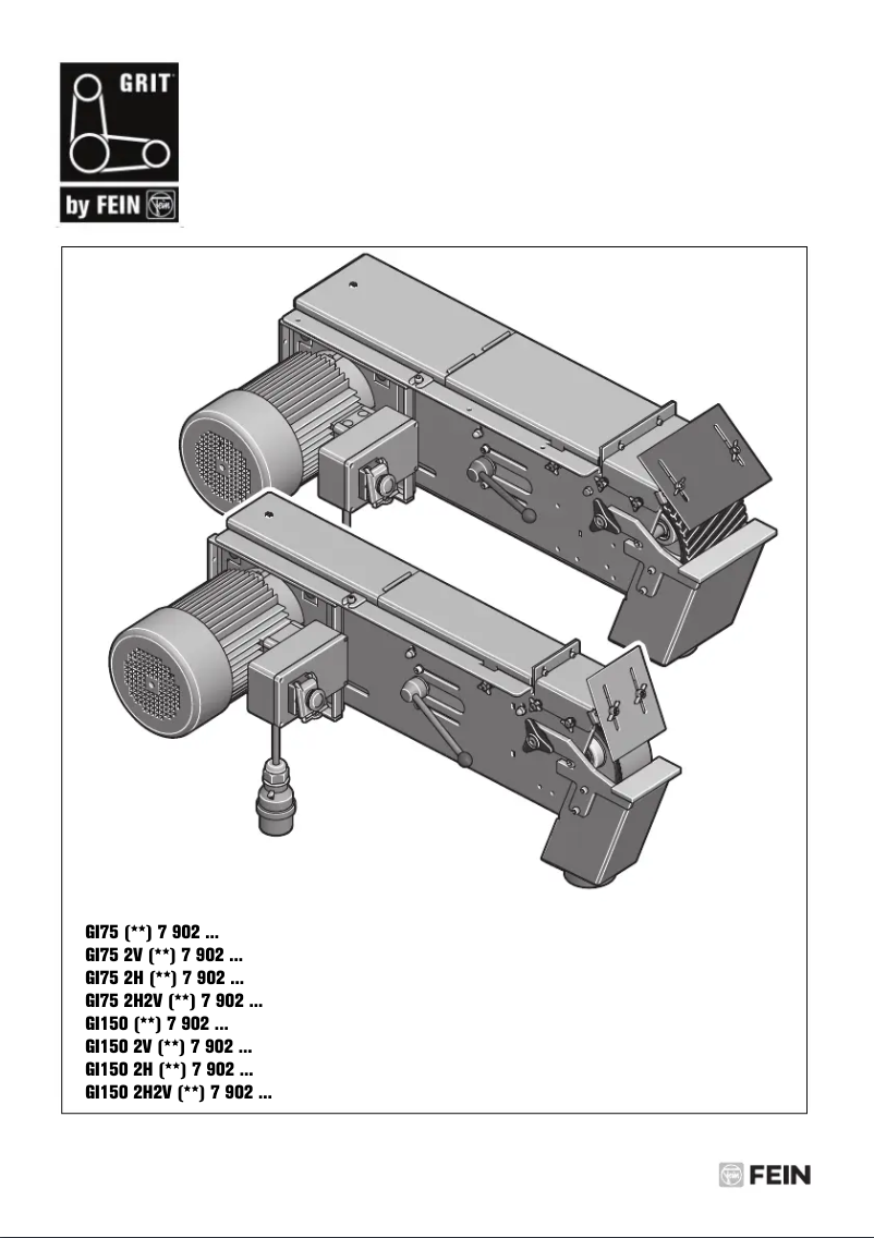 Page 1 de la notice Manuel utilisateur Fein GRIT GI 75 2H