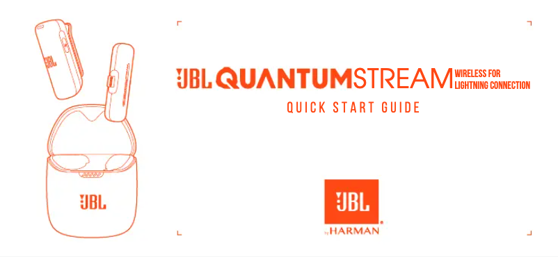 Page 1 de la notice Manuel utilisateur JBL Quantum Stream Wireless