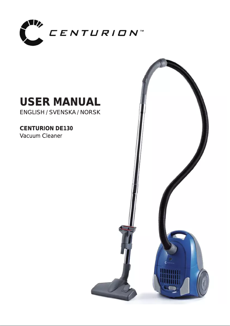 Page 1 de la notice Manuel utilisateur Centurion DE130