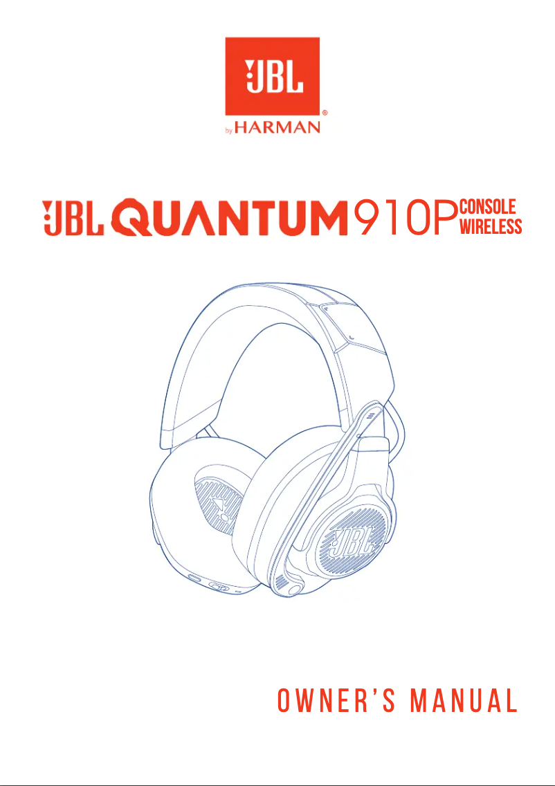 Page 1 de la notice Manuel utilisateur JBL Quantum 910P Console Wireless
