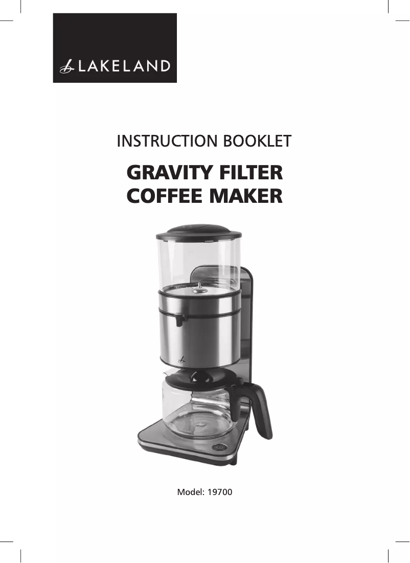 Page 1 de la notice Manuel utilisateur Lakeland 19700