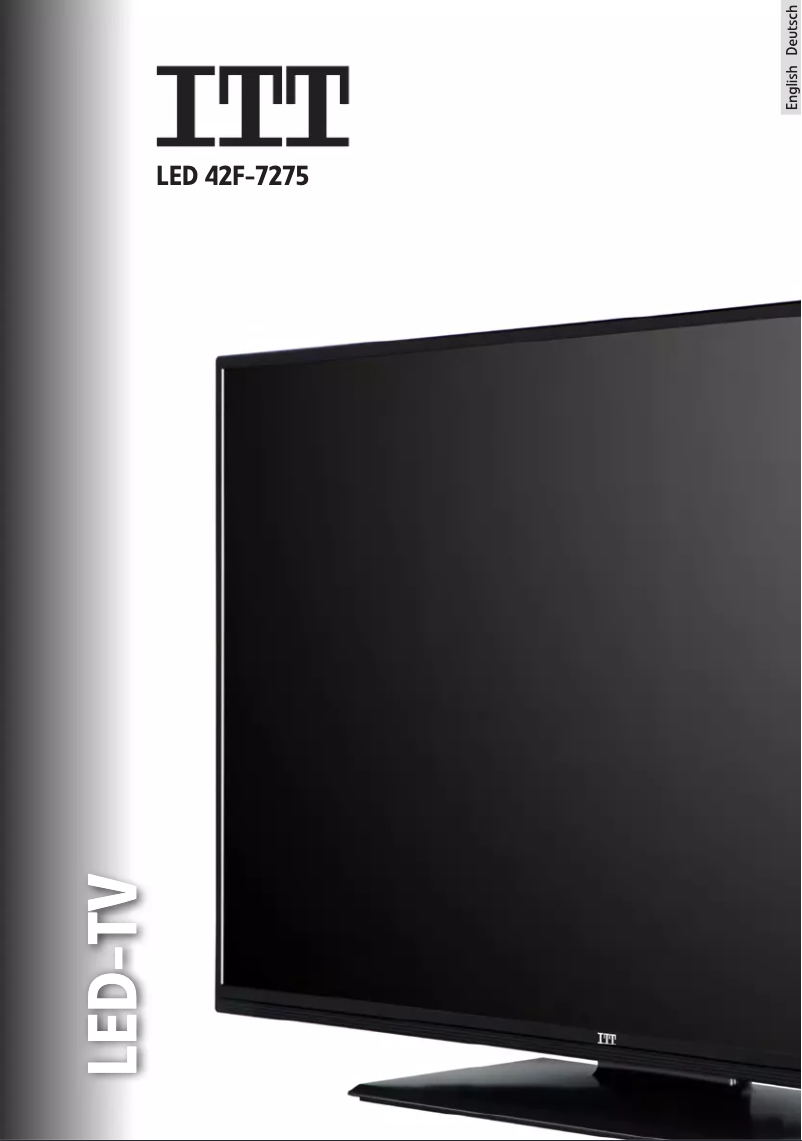 Page 1 de la notice Manuel utilisateur ITT LED 42F-7275-S