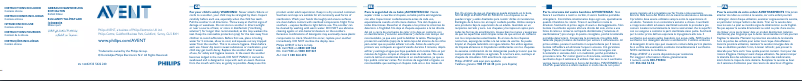 Page 1 de la notice Manuel utilisateur Philips Avent SCF132