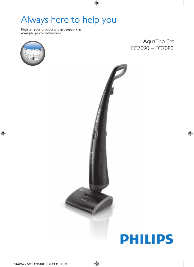 Página 1 del manual Manual de usuario Philips AquaTrio Pro FC7080