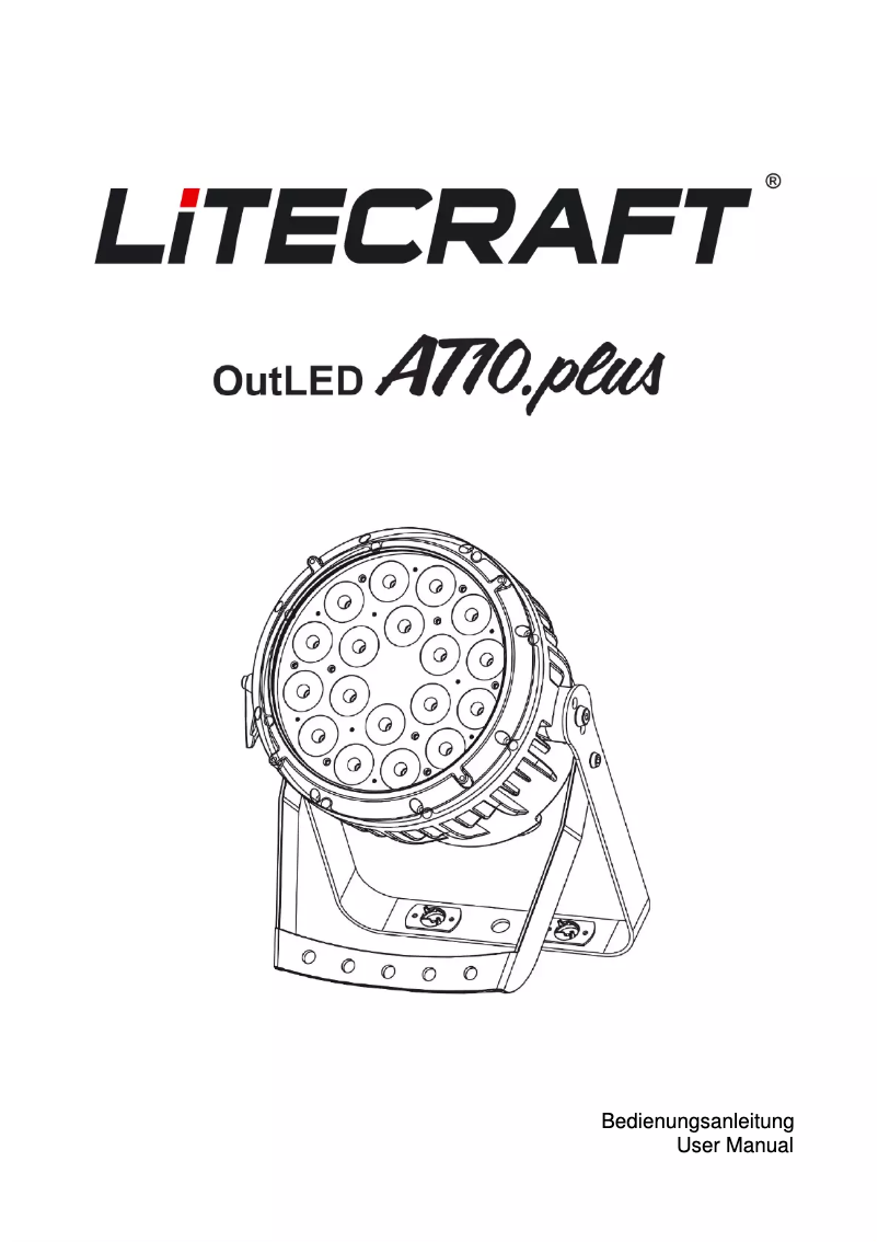 Página 1 del manual Manual de usuario Litecraft OutLED AT10.plus