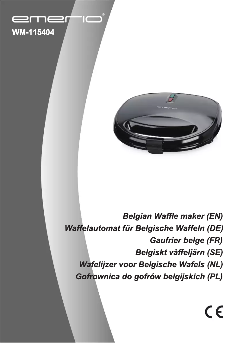 Page 1 de la notice Manuel utilisateur Emerio WM-115404