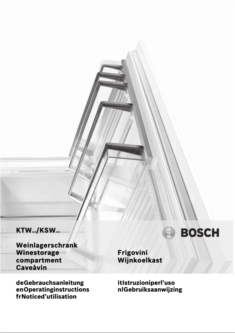 Page 1 of the manual User Manual Bosch KSW22V80