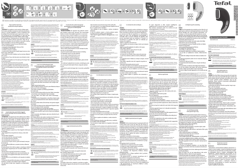 Page 1 de la notice Manuel utilisateur Tefal MP4015F0