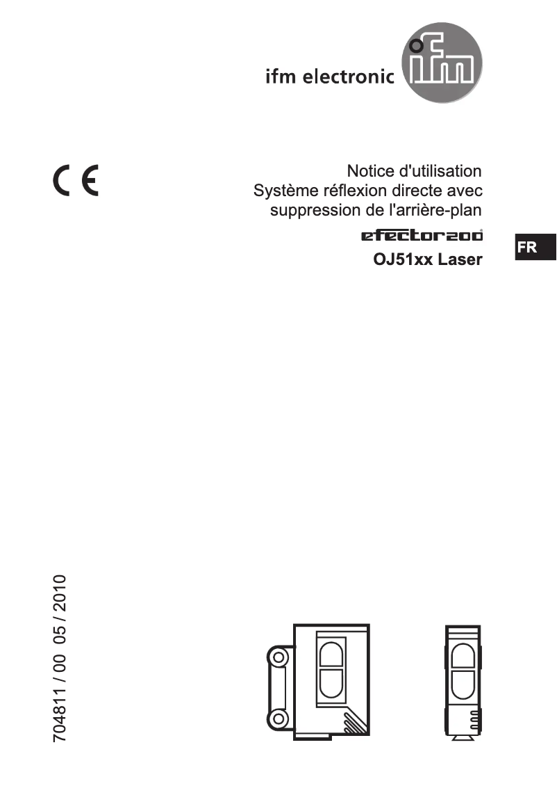Page 1 de la notice Manuel utilisateur IFM OJ5154