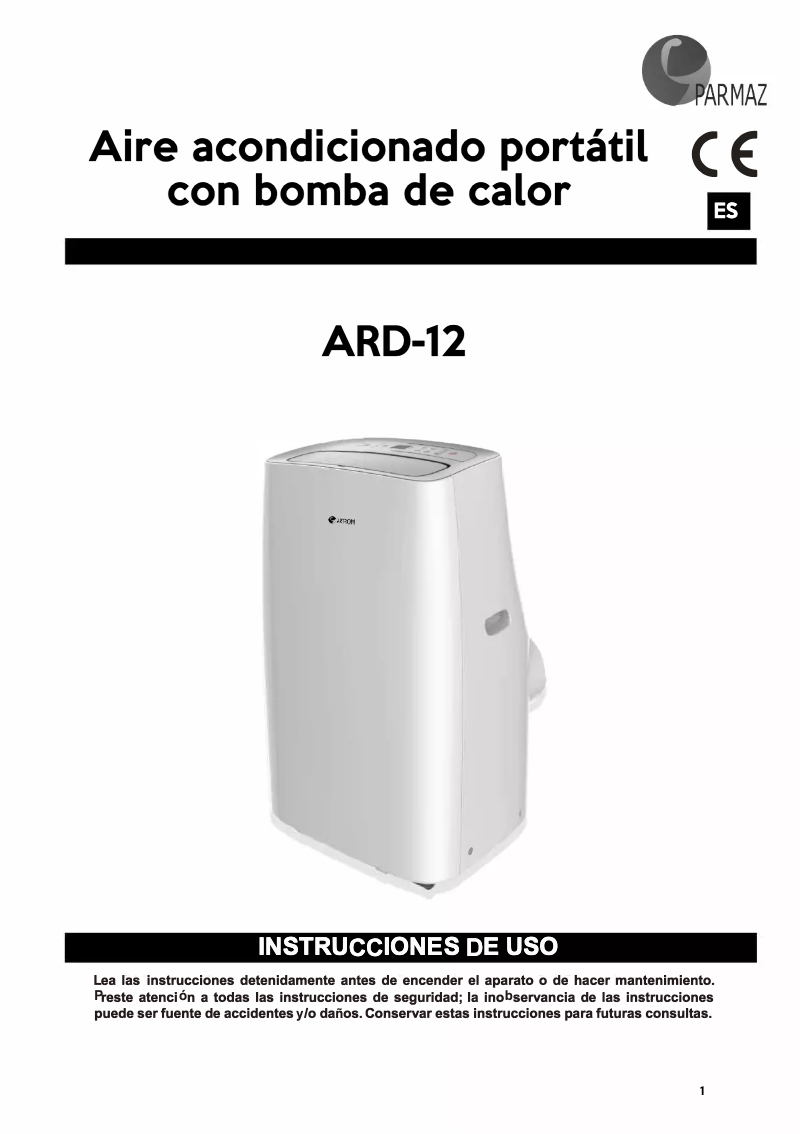 Page 1 de la notice Manuel utilisateur Artrom ARD-12