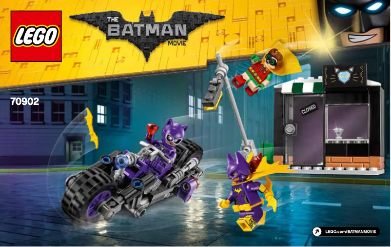 Page 1 de la notice Manuel utilisateur Lego Batman Movie 70902