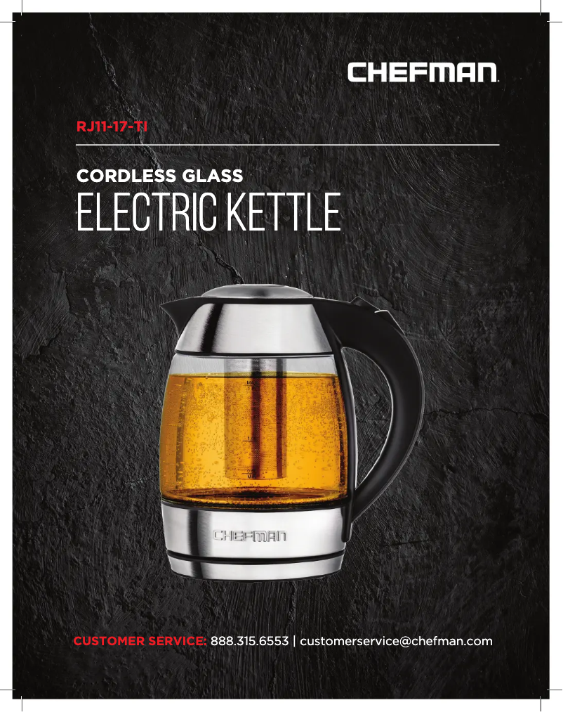 Page 1 de la notice Manuel utilisateur Chefman RJ11-17-TI