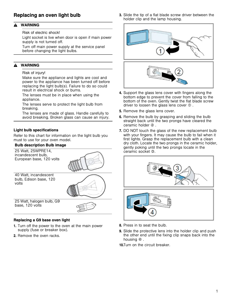 Page 1 de la notice Mode d'emploi Bosch HII8046U