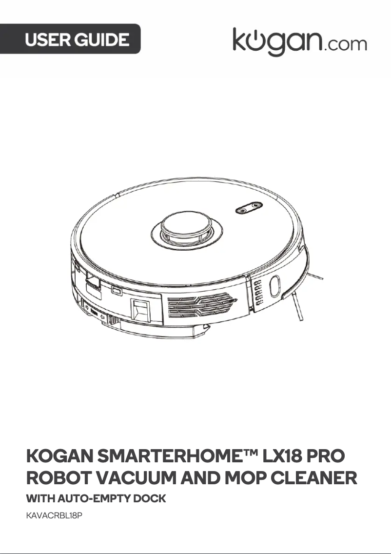 Página 1 del manual Manual de usuario Kogan KAVACRBL18P
