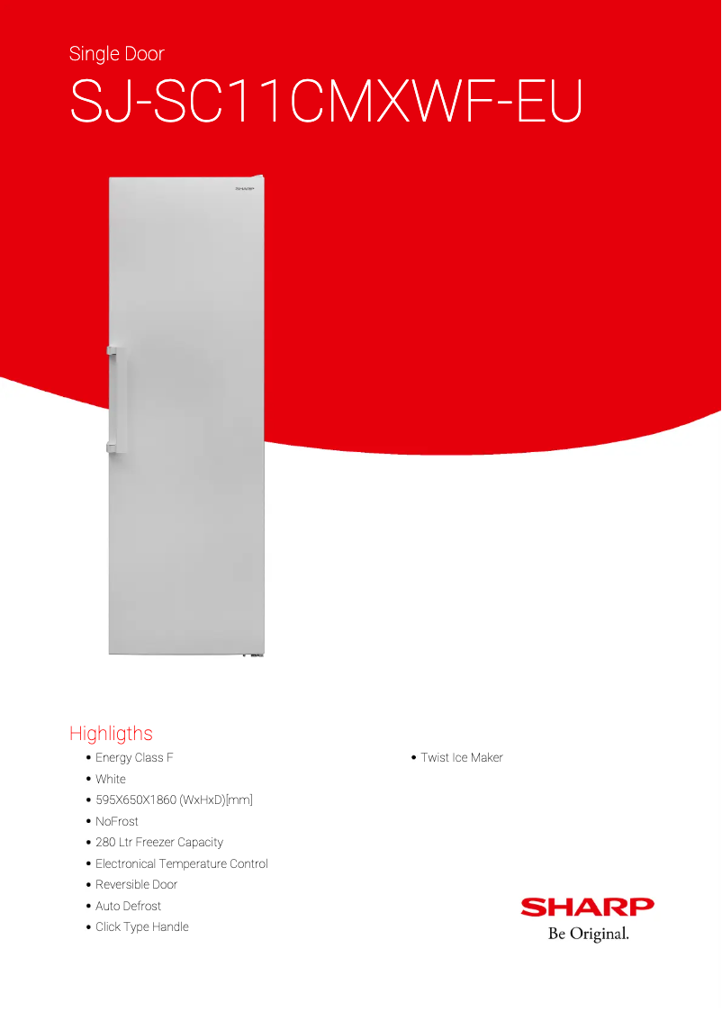 Image de la première page du manuel de l'appareil SJ-SC11CMXWF-EU