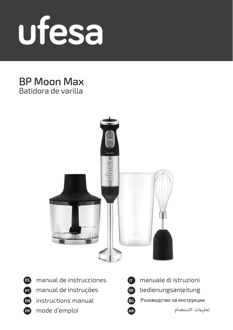 Page 1 de la notice Manuel utilisateur Ufesa Moon Max