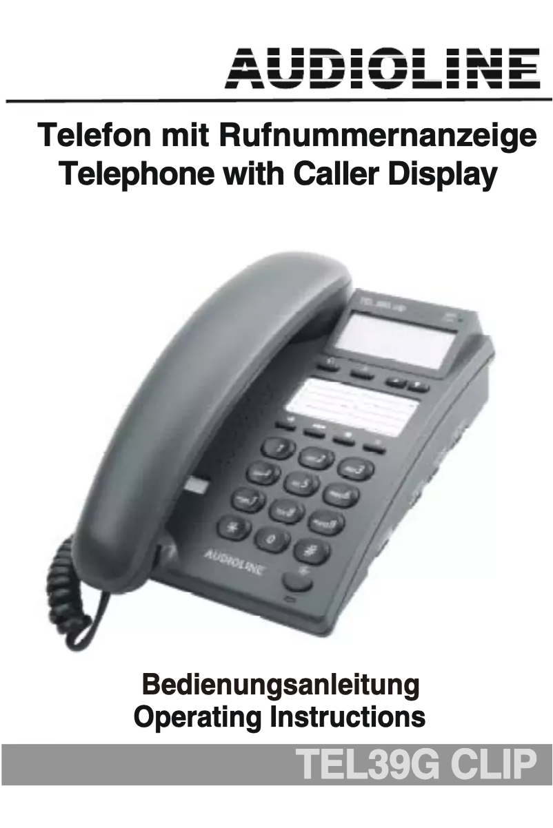 Imagen de la primera página del manual del dispositivo TEL39G CLIP