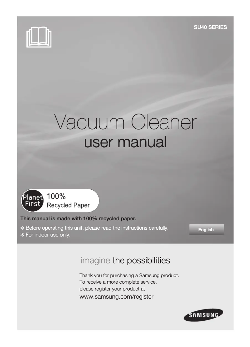 Página 1 del manual Manual de usuario Samsung SU4041