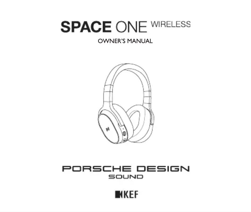 Page 1 de la notice Manuel utilisateur KEF Space One