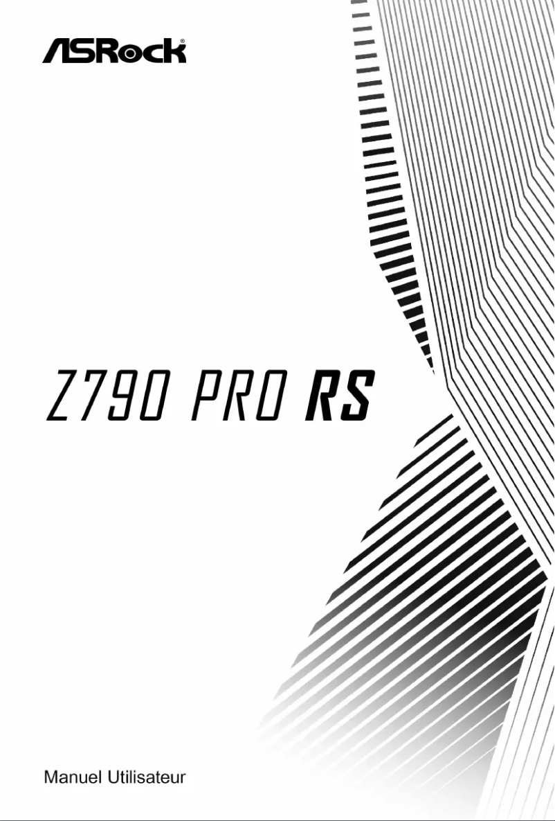 Página 1 del manual Manual de usuario Asrock Z790 Pro RS