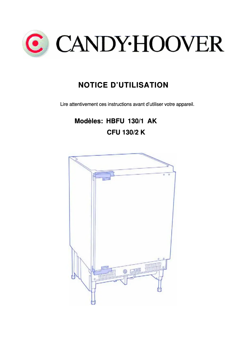 Page 1 of the manual User Manual Candy RS-13DC4SQ