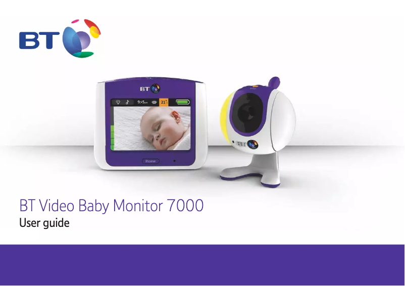 Page 1 de la notice Manuel utilisateur British Telecom Video Baby Monitor 7000