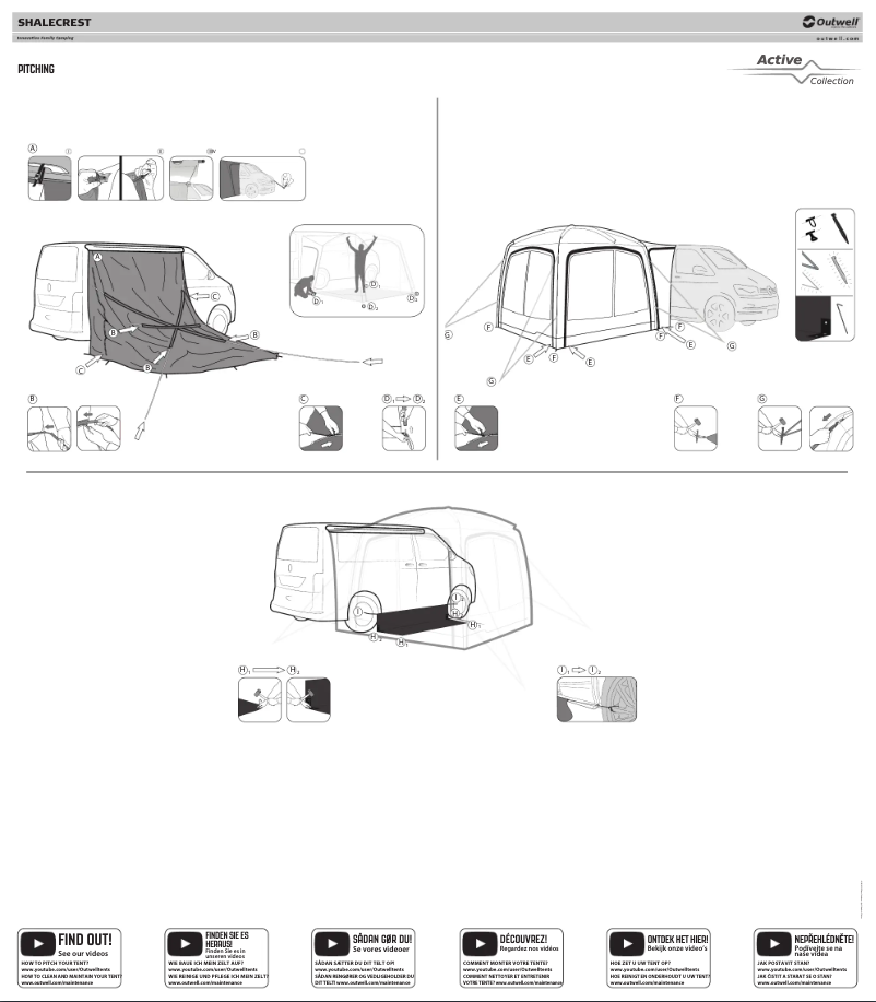 Page 1 de la notice Manuel utilisateur Outwell Shalecrest