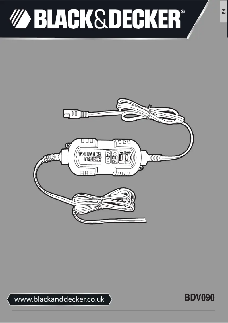 Page 1 de la notice Manuel utilisateur Black & Decker BDV090