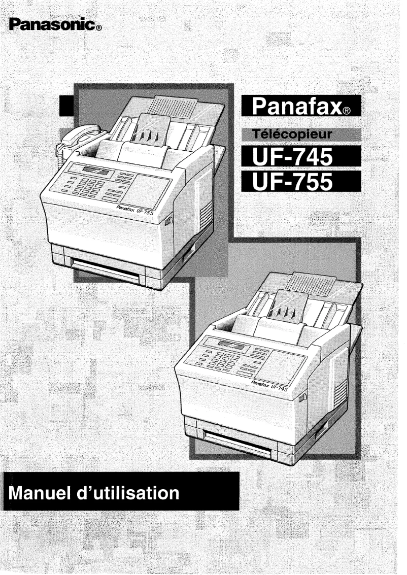 Página 1 del manual Manual de usuario Panasonic Panafax UF-745
