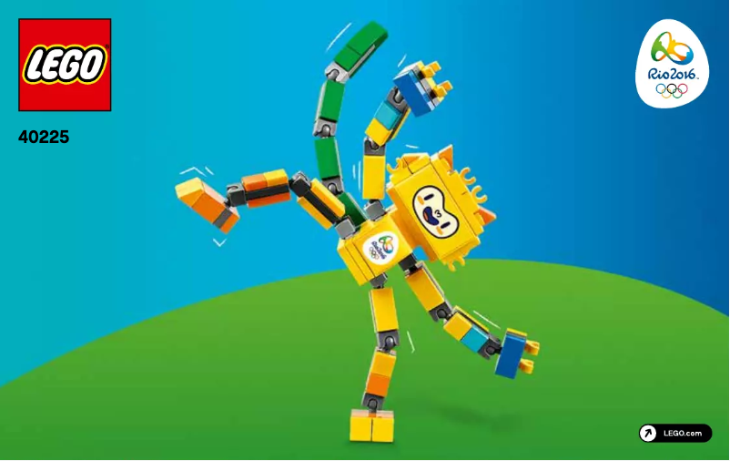 Page 1 of the manual User Manual Lego Rio Mascots 40225