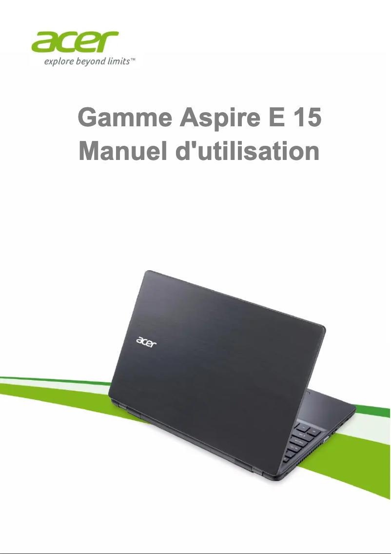 Page 1 de la notice Manuel utilisateur Acer Aspire E5-531P