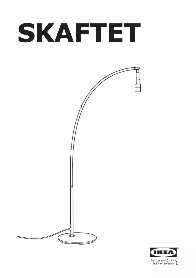 Page 1 de la notice Instructions / montage Ikea REGNSKUR