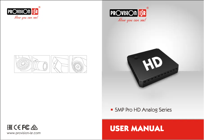 Page 1 de la notice Manuel utilisateur Provision-ISR DAI-350A-MVF