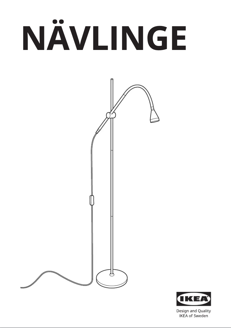 Page 1 de la notice Manuel utilisateur Ikea NÄVLINGE 604.051.11