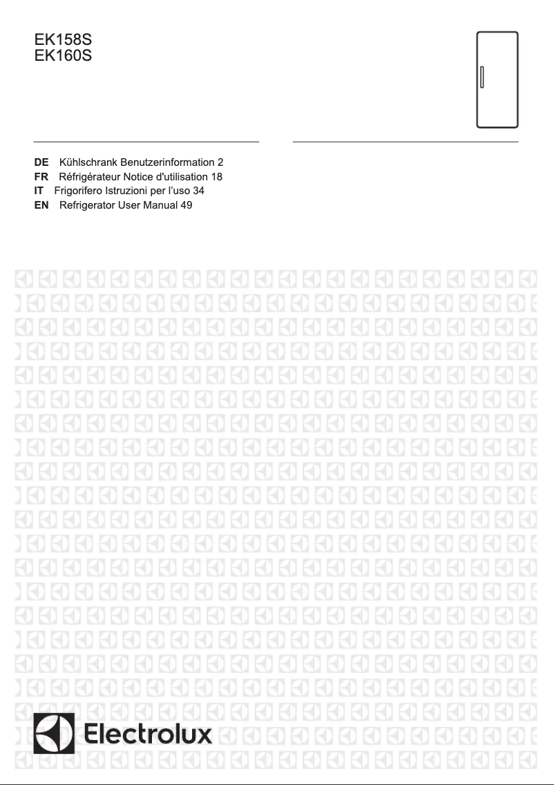Página 1 del manual Manual de usuario Electrolux EK160SLBR