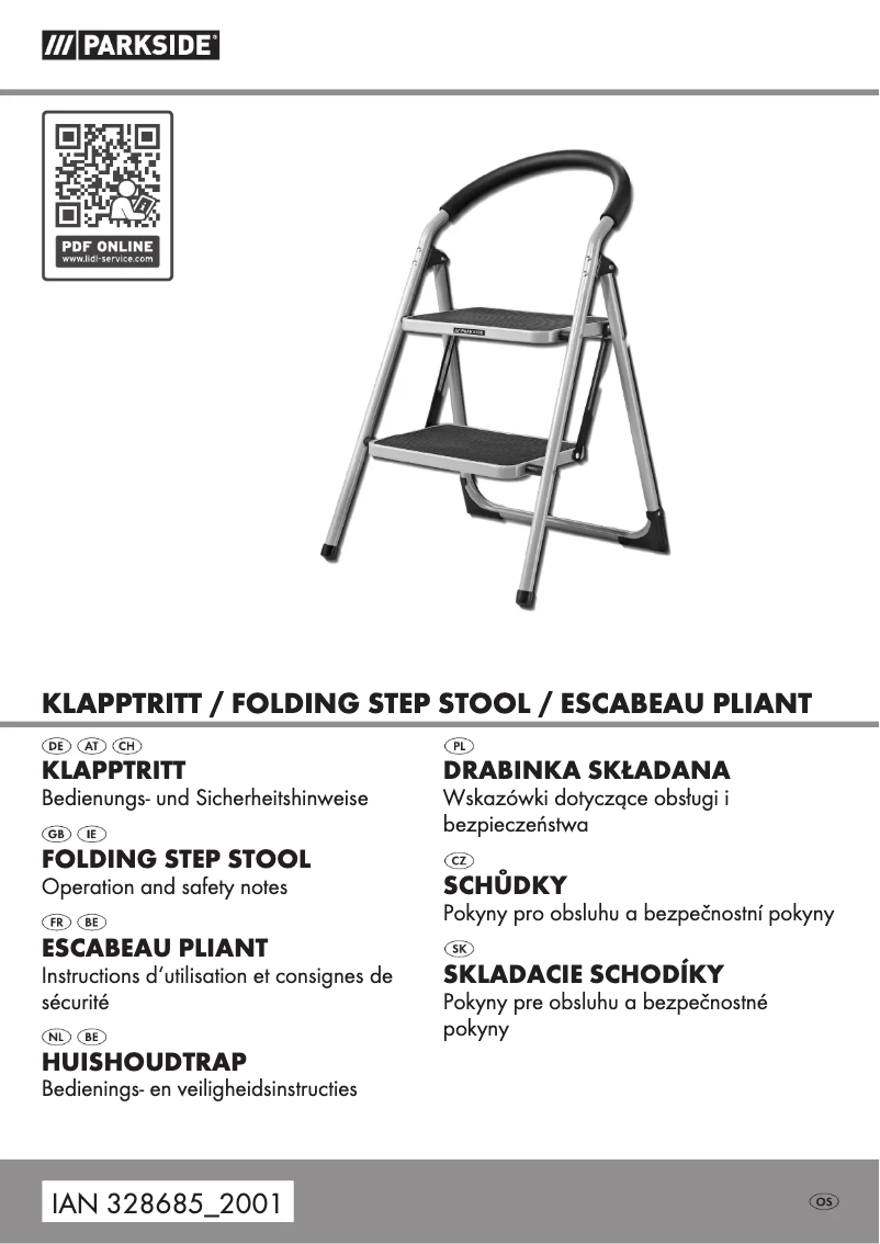 Page 1 de la notice Manuel utilisateur Parkside IAN 328685
