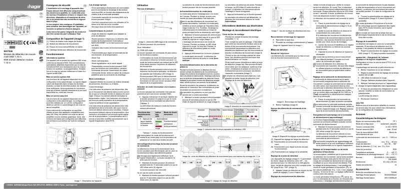 Page 1 de la notice Instructions / montage Hager WHT50605B