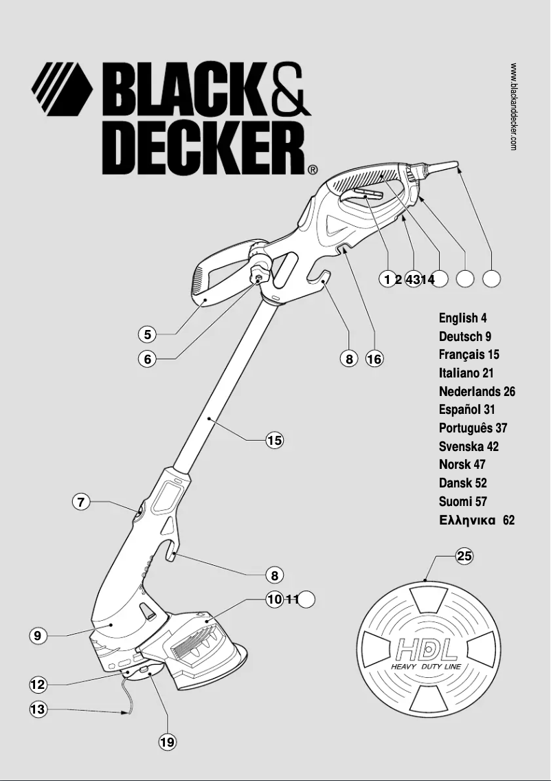 Page n°1 - Manuel utilisateur Black & Decker GL680
