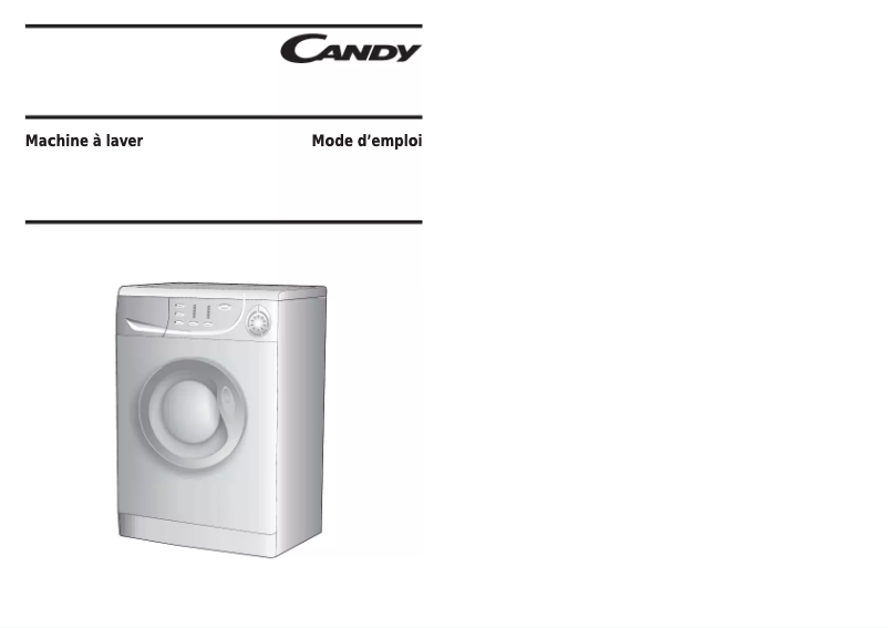 Página 1 del manual Manual de usuario Candy CM2116-47