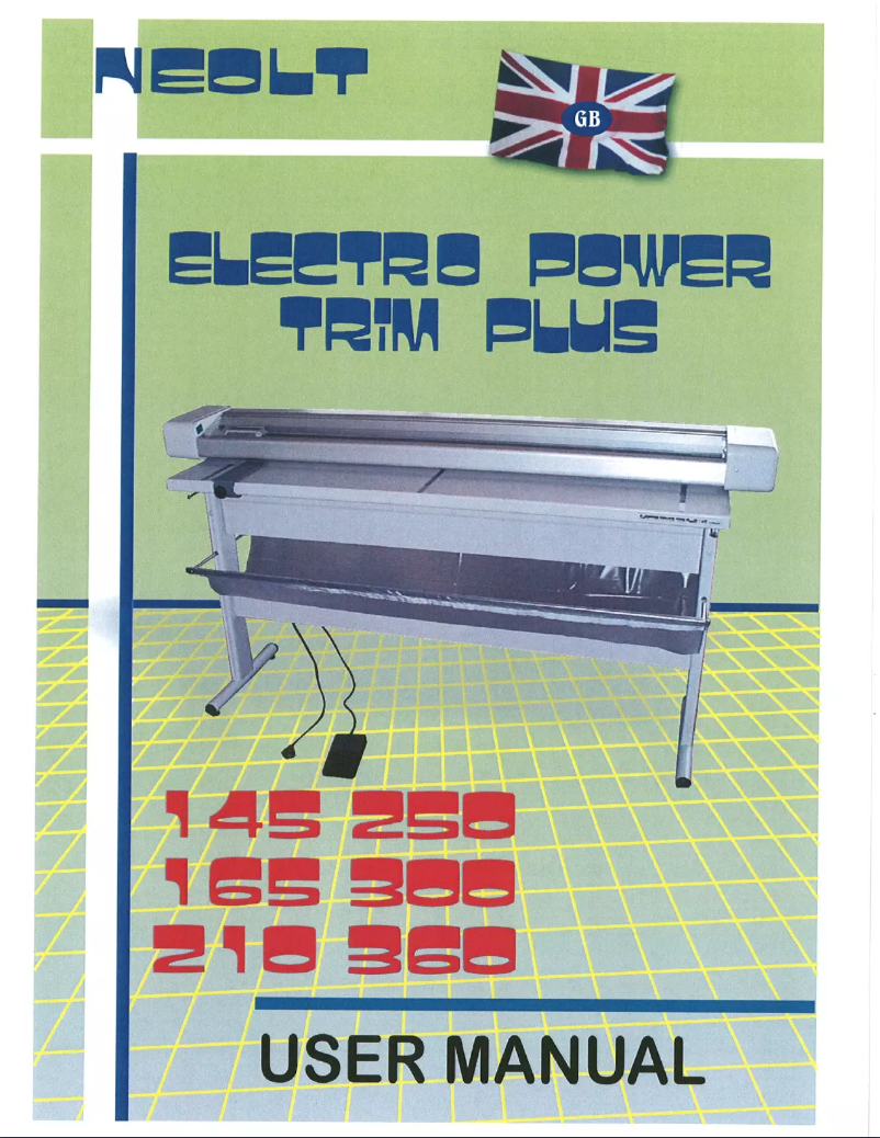 Page 1 de la notice Manuel utilisateur Neolt Electric Power Trim 250