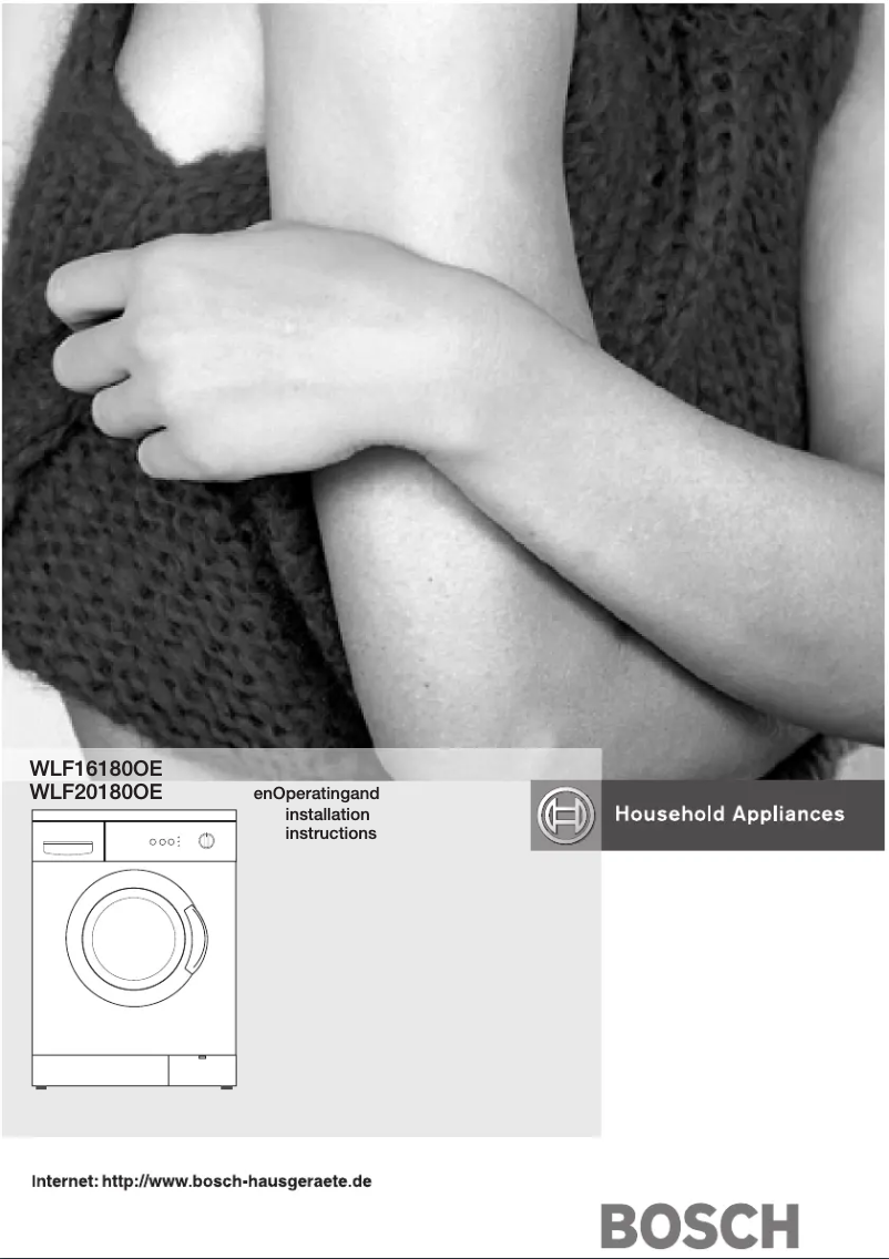 Page 1 de la notice Manuel utilisateur Bosch WLF 16180 OE