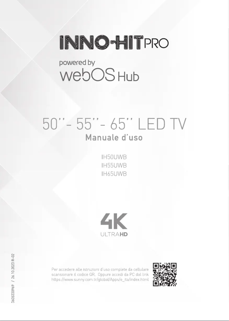 Página 1 del manual Manual de usuario Inno-Hit IH55UWB