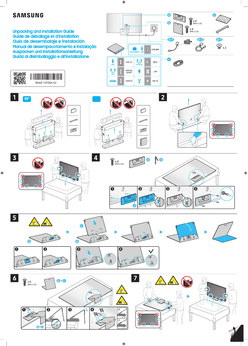 Página 1 del manual Manual de usuario Samsung QN65QN800CK