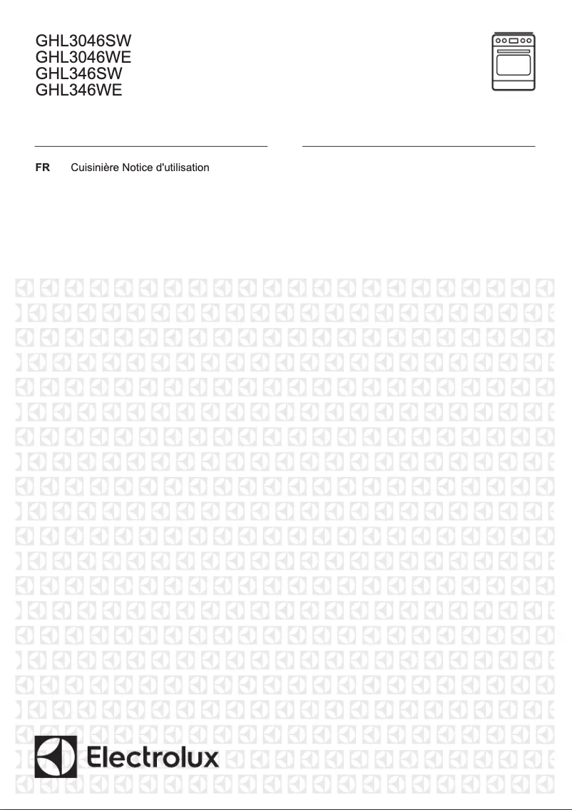 Página 1 del manual Manual de usuario Electrolux GHL346WE